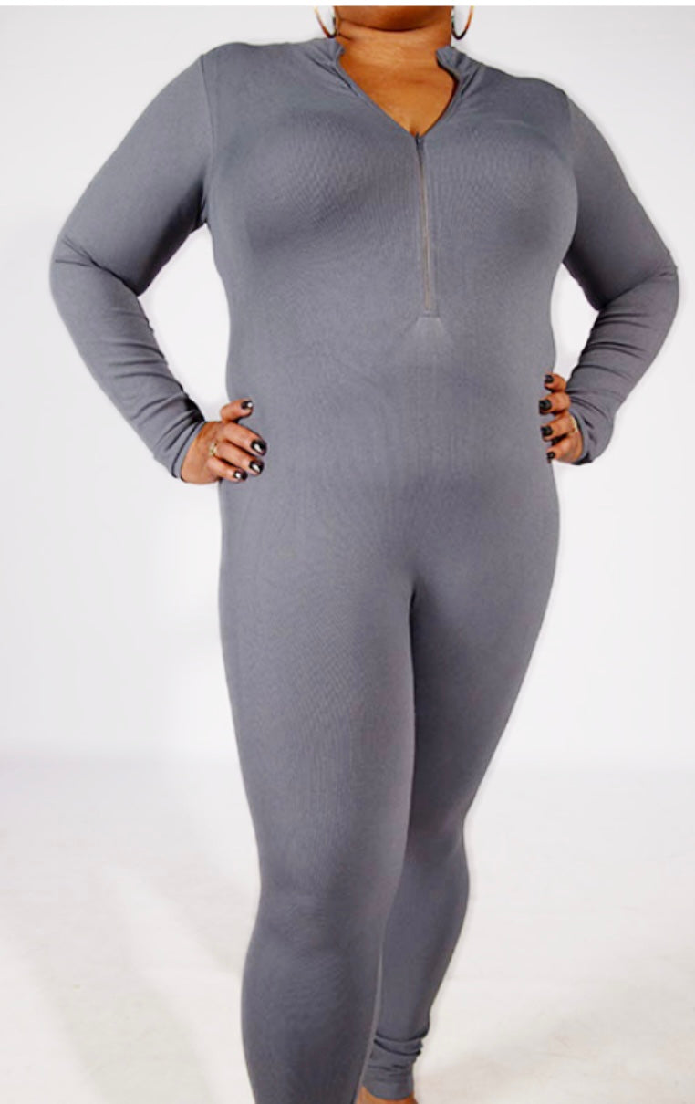 Zipped Up Jumpsuit