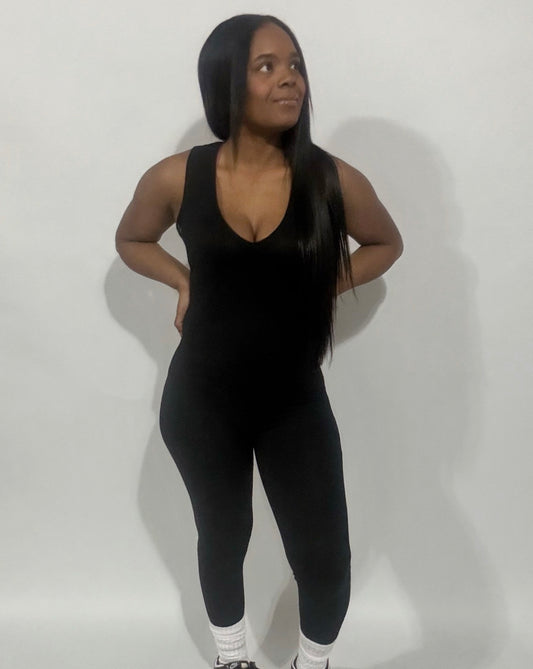 Racerback Bodycon Jumpsuit