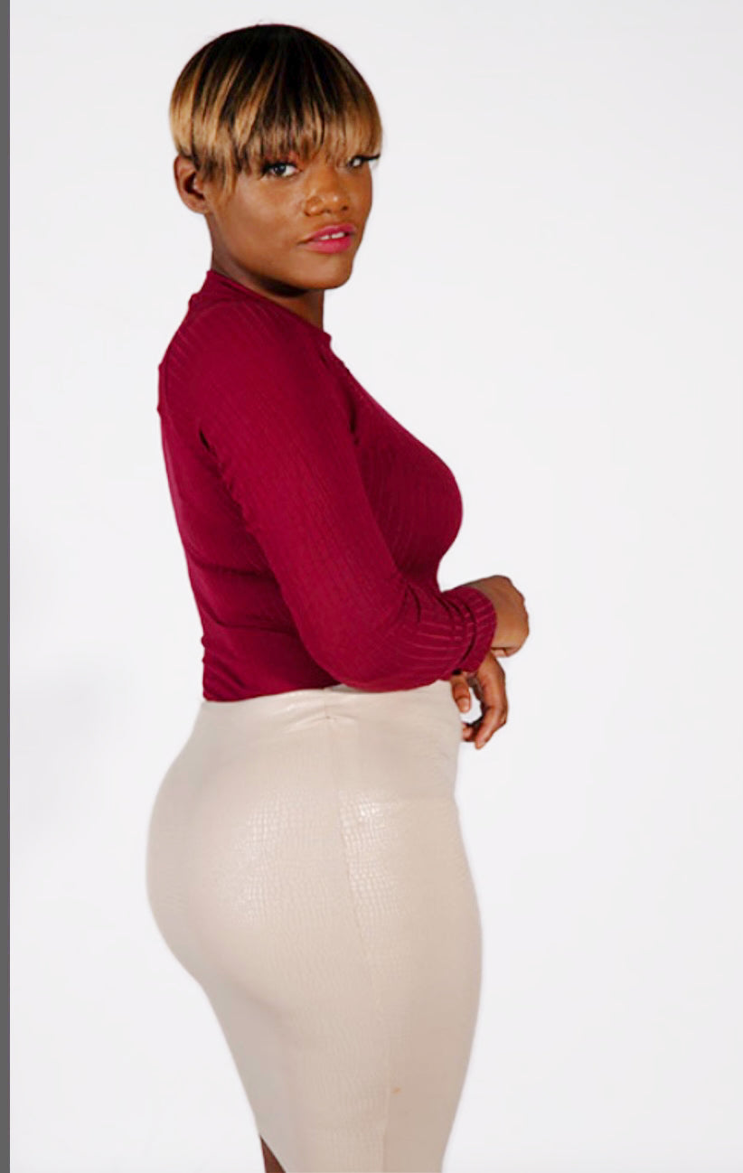 Leather Me Skirt