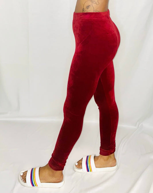 VELVET LEGGINGS