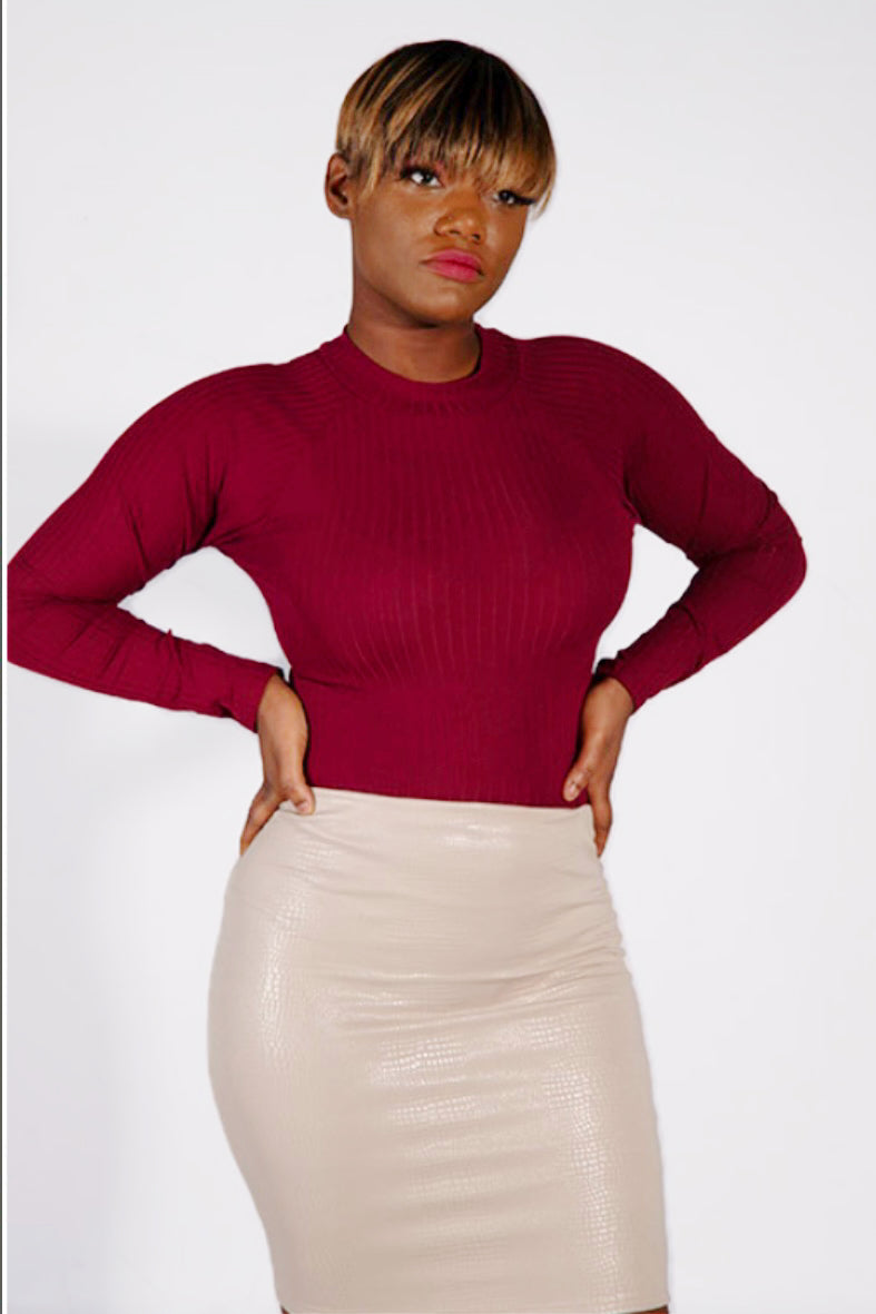 Leather Me Skirt
